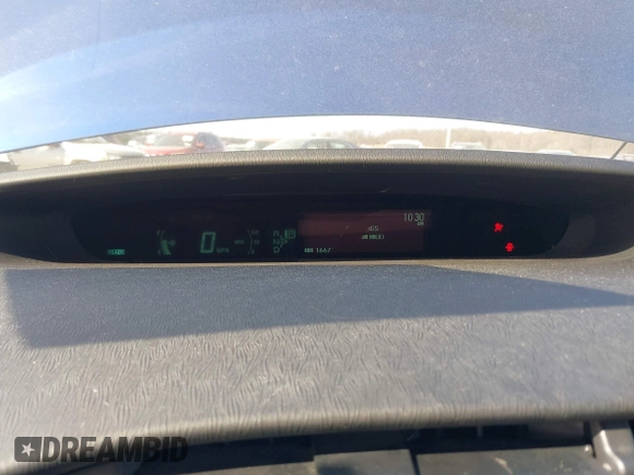 2010 Toyota Prius II with VIN JTDKN3DU0A5228383, listed as a IAAI auction lot 41759951 with 166,732 mi miles. Bid and sale history available at carsss.com. Image 7.