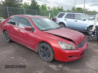2007 Honda Accord EX-L z VIN 1HGCM65567A003449, wystawiony jako IAAI lot #42296473 z przebiegiem 261 602 mil mil oraz . Historia ofert i sprzedaży dostępna na DreamBid. Obrazek 1.