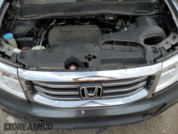 2012 Honda Pilot Touring with VIN 5FNYF4H99CB045763, listed as a Copart auction lot 54984825 with 217,548 mi miles and Clean Title. Bid and sale history available at DreamBid. Image 12.