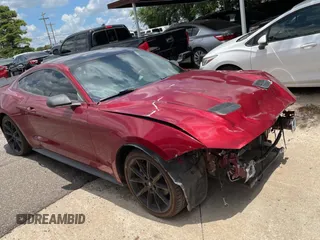 2018 Ford Mustang EcoBoost with VIN 1FA6P8TH9J5182619, listed as a Copart auction lot 65044055 with 92,509 mi miles and Clean title. Bid and sale history available at DreamBid. Image 1.
