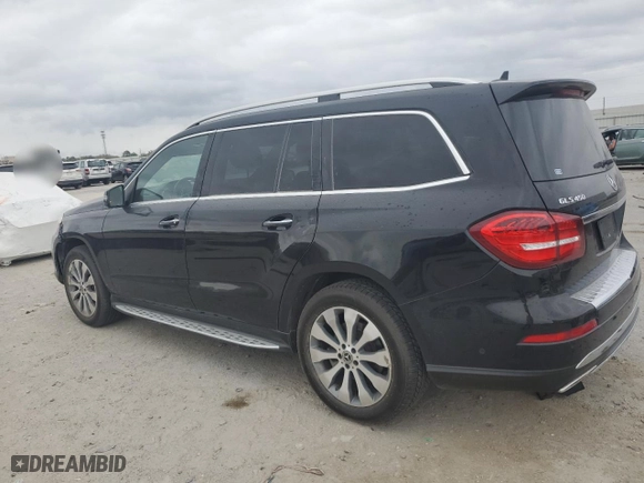 2018 Mercedes-Benz GLS with VIN 4JGDF6EE3JB073906, listed as a Copart auction lot 49858475 with 93,539 mi miles and Salvage Title. Bid and sale history available at carsss.com. Image 2.