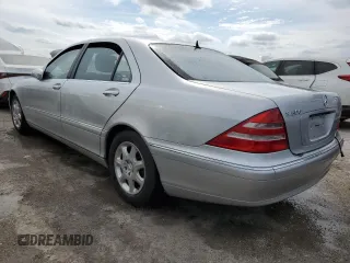 2002 Mercedes-Benz S-Class 5.0L with VIN WDBNG75J62A228317, listed as a Copart auction lot 74740104 with 0 mi miles and Clean Title. Bid and sale history available at carsss.com. Image 2.