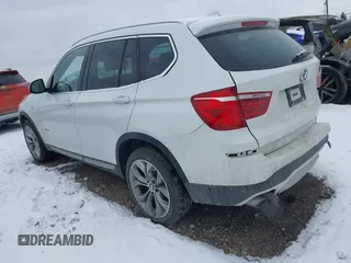 2017 BMW X3 xDrive28i z VIN 5UXWX9C50H0T09138, wystawiony jako IAAI lot #41294326 z przebiegiem 103 332 mil mil oraz . Historia ofert i sprzedaży dostępna na DreamBid. Obrazek 3.