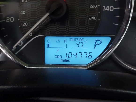 2015 Toyota Corolla L with VIN 2T1BURHE2FC349953, listed as a IAAI auction lot 42001672 with 104,776 mi miles and . Bid and sale history available at DreamBid. Image 7.