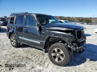 2008 Jeep Liberty Sport with VIN 1J8GP28KX8W236264, listed as a Copart auction lot 84846924 with 226,714 mi miles and Salvage Title. Bid and sale history available at DreamBid. Image 4.