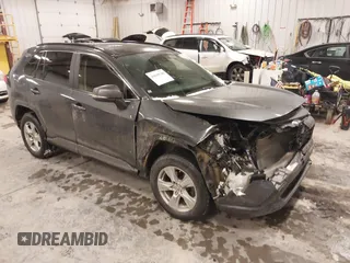 2019 Toyota RAV4 XLE with VIN JTMP1RFV5KD009999, listed as a IAAI auction lot 41639748 with 107,286 mi miles. Bid and sale history available at carsss.com. Image 1.