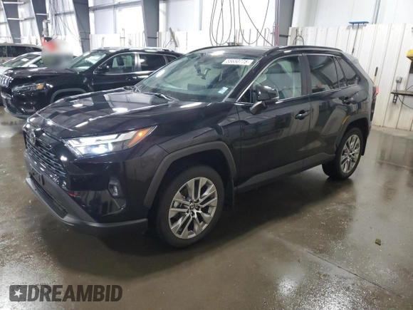 2022 Toyota RAV4 XLE Premium with VIN 2T3A1RFVXNC316132, listed as a Copart auction lot 55650775 with 30,860 mi miles and Salvage title. Bid and sale history available at DreamBid. Image 1.