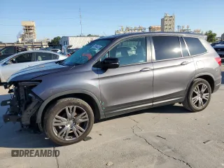 2021 Honda Passport EX-L z VIN 5FNYF7H56MB003423, wystawiony jako Copart lot #55994525 z przebiegiem 50 905 mil mil oraz Szkoda całkowita • Salvage title. Historia ofert i sprzedaży dostępna na DreamBid. Obrazek 1.