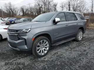 2021 Chevrolet Tahoe Premier with VIN 1GNSKSKD6MR217835, listed as a Copart auction lot 84234994 with 41,070 mi miles and Salvage title. Bid and sale history available at DreamBid. Image 1.