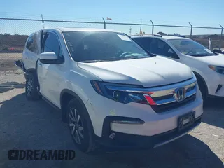 2019 Honda Pilot EX-L with VIN 5FNYF6H56KB038745, listed as a IAAI auction lot 41655643 with 29,712 mi miles. Bid and sale history available at carsss.com. Image 1.