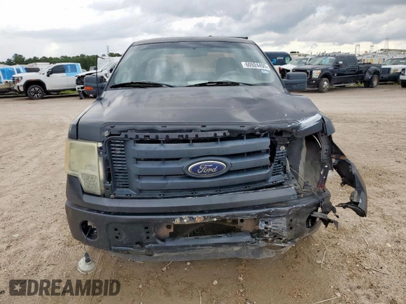 2009 Ford F-150 XL with VIN 1FTRF12W89KB74882, listed as a Copart auction lot 60924495 with 401,265 mi miles and Salvage title. Bid and sale history available at DreamBid. Image 5.
