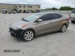 2012 Hyundai Elantra Limited z VIN 5NPDH4AEXCH118205, wystawiony jako Copart lot #85055214 z przebiegiem 157 684 mil mil oraz Szkoda całkowita • Salvage title. Historia ofert i sprzedaży dostępna na DreamBid. Obrazek 1.