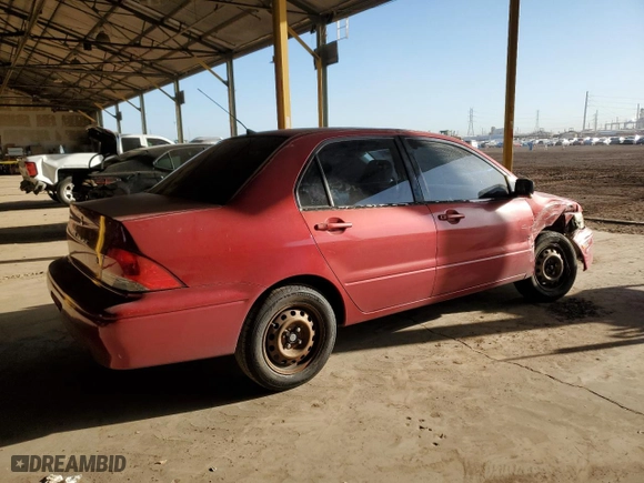 2003 Mitsubishi Lancer ES with VIN JA3AJ26E33U079997, listed as a Copart auction lot 47810695 with 182,849 mi miles and Salvage Title. Bid and sale history available at carsss.com. Image 3.
