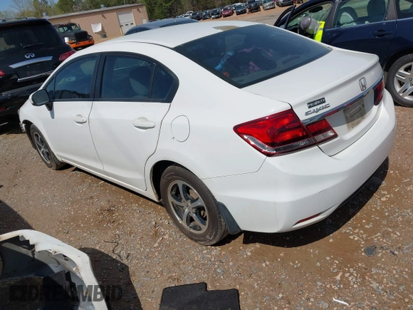 2015 Honda Civic Sedan SE with VIN 2HGFB2F70FH565147, listed as a IAAI auction lot 41922144 with 76,711 mi miles. Bid and sale history available at carsss.com. Image 3.
