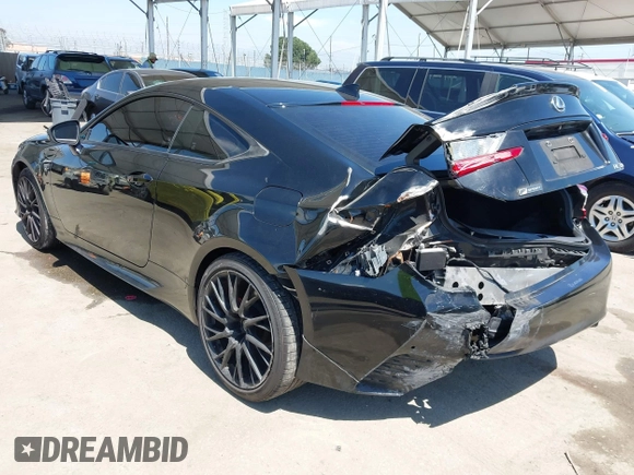 2016 Lexus RC 350 F Sport with VIN JTHHE5BC1G5013151, listed as a IAAI auction lot 42012688 with 142,153 mi miles and . Bid and sale history available at DreamBid. Image 3.