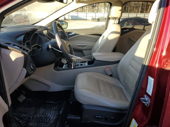 2017 Ford Escape Titanium with VIN 1FMCU0J94HUD34112, listed as a Copart auction lot 85837974 with 127,576 mi miles and Salvage Title. Bid and sale history available at carsss.com. Image 7.