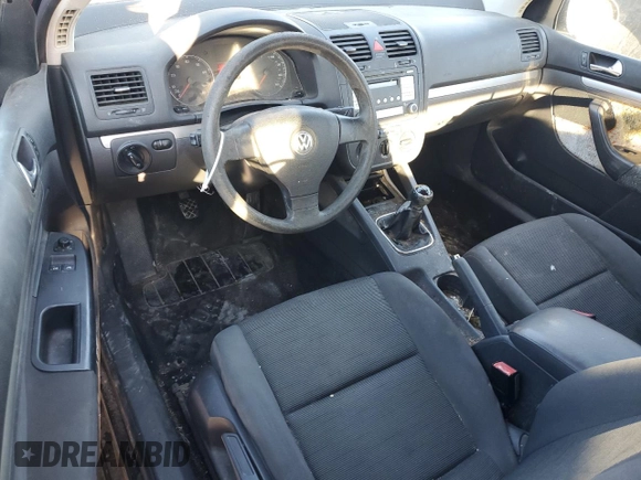 2009 Volkswagen Rabbit S with VIN WVWAB71K29W021336, listed as a Copart auction lot 41839595 with Not provided miles and Salvage title. Bid and sale history available at DreamBid. Image 8.
