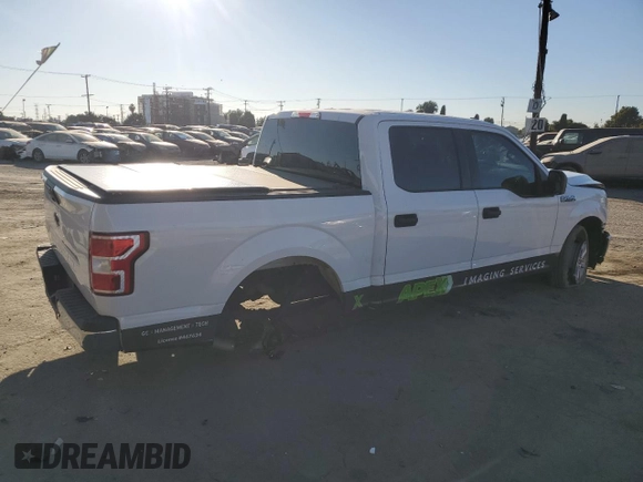 2020 Ford F-150 XL with VIN 1FTEW1CB7LKF10751, listed as a Copart auction lot 78257694 with 76,254 mi miles and Salvage Title. Bid and sale history available at carsss.com. Image 3.
