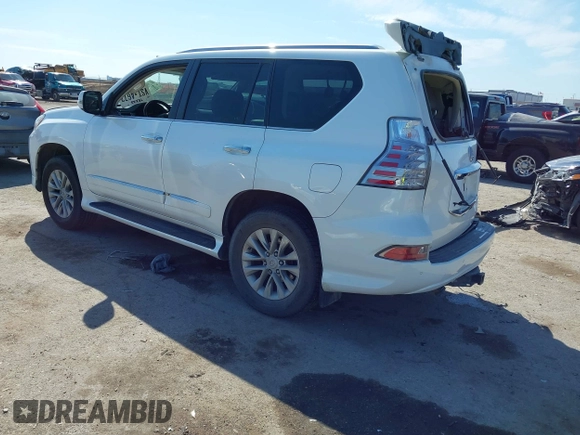 2017 Lexus GX with VIN JTJBM7FX9H5154163, listed as a IAAI auction lot 41657223 with 146,436 mi miles. Bid and sale history available at carsss.com. Image 3.