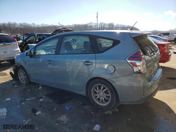2017 Toyota Prius v Two with VIN JTDZN3EU4HJ067048, listed as a Copart auction lot 41737275 with 0 mi miles and Salvage Title. Bid and sale history available at carsss.com. Image 2.