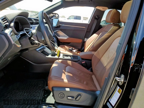 2020 Audi Q3 S line Premium with VIN WA1DECF30L1100906, listed as a Copart auction lot 53922435 with 41,961 mi miles and Salvage title. Bid and sale history available at DreamBid. Image 7.