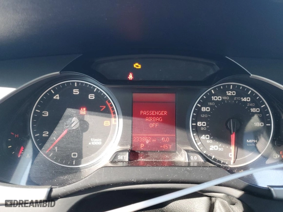 2011 Audi A4 2.0T Premium Plus with VIN WAUEFAFL2BN009894, listed as a Copart auction lot 86382144 with 233,862 mi miles and Salvage Title. Bid and sale history available at carsss.com. Image 9.