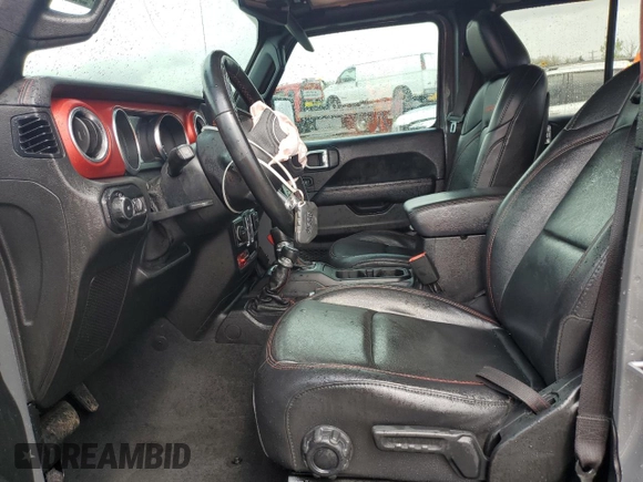 2020 Jeep Wrangler Unlimited Rubicon с VIN 1C4HJXFNXLW131160, выставлен на аукционе Copart как лот 54761455 с пробегом 85 225 миль миль и Списание • Salvage title. История ставок и продаж доступна на DreamBid. Изображение 7.