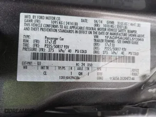 2014 Ford C-Max Hybrid SE with VIN 1FADP5AU6EL513969, listed as a IAAI auction lot 41899566 with 122,239 mi miles. Bid and sale history available at carsss.com. Image 9.