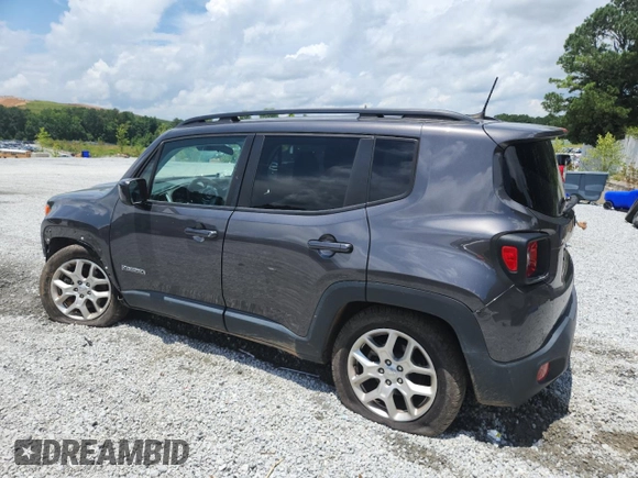 2018 Jeep Renegade Latitude z VIN ZACCJABB9JPJ32603, wystawiony jako Copart lot #61235035 z przebiegiem 69 397 mil mil oraz Szkoda całkowita • Salvage title. Historia ofert i sprzedaży dostępna na DreamBid. Obrazek 2.