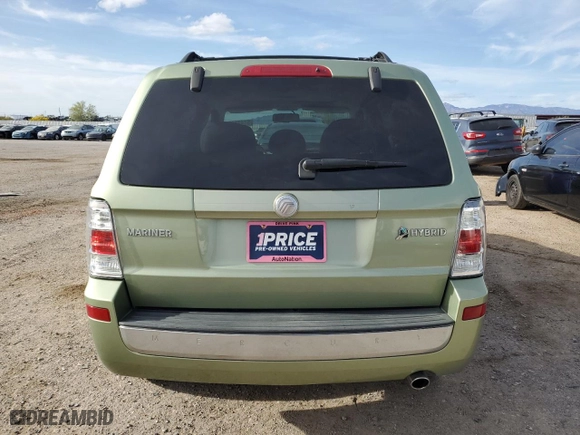 2009 Mercury Mariner Hybrid with VIN 4M2CU29389KJ09618, listed as a Copart auction lot 51431185 with 137,881 mi miles and Clean Title. Bid and sale history available at carsss.com. Image 6.