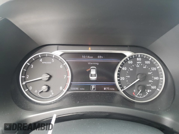 2024 Nissan Sentra SV z VIN 3N1AB8CV1RY373655, wystawiony jako Copart lot #54616025 z przebiegiem 10 696 mil mil oraz Szkoda całkowita • Salvage title. Historia ofert i sprzedaży dostępna na DreamBid. Obrazek 9.
