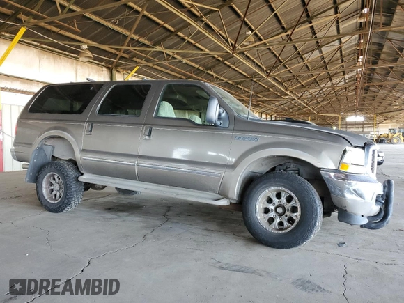 2002 Ford Excursion Limited с VIN 1FMNU42S32EB52470, выставлен на аукционе Copart как лот 47244495 с пробегом 218 302 миль миль и Списание • Salvage title. История ставок и продаж доступна на DreamBid. Изображение 4.