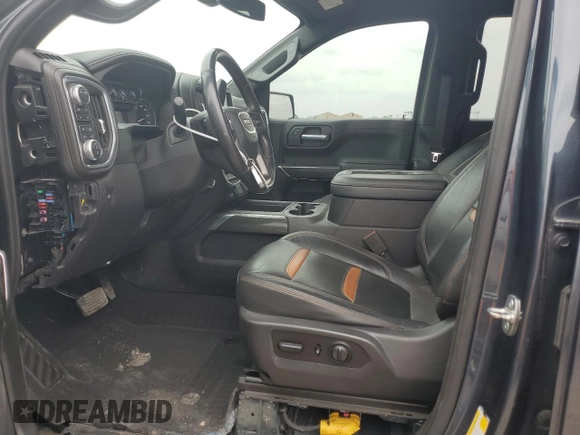 2021 GMC Sierra 1500 AT4 with VIN 3GTP9EEL8MG193861, listed as a Copart auction lot 46087015 with 68,342 mi miles and Salvage Title. Bid and sale history available at carsss.com. Image 7.