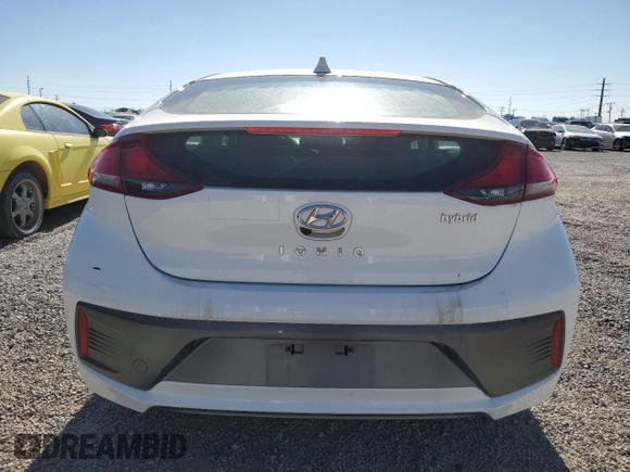 2021 Hyundai Ioniq SE with VIN KMHC75LC4MU261122, listed as a Copart auction lot 88657405 with 26,926 mi miles and Salvage Title. Bid and sale history available at DreamBid. Image 6.