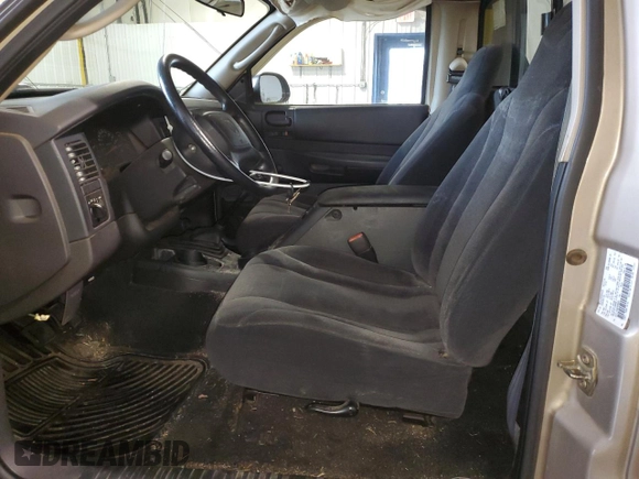 2002 Dodge Dakota with VIN 1B7FL16X82S590323, listed as a Copart auction lot 85287884 with 61,722 mi miles and Salvage Title. Bid and sale history available at carsss.com. Image 7.