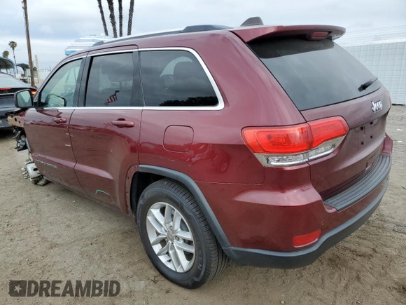 2018 Jeep Grand Cherokee Laredo E with VIN 1C4RJEAG5JC253697, listed as a Copart auction lot 53402515 with 55,649 mi miles and Salvage title. Bid and sale history available at DreamBid. Image 2.