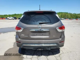 2014 Nissan Pathfinder S z VIN 5N1AR2MN6EC702417, wystawiony jako Copart lot #55015915 z przebiegiem 170 435 mil mil oraz Szkoda całkowita • Salvage title. Historia ofert i sprzedaży dostępna na DreamBid. Obrazek 6.