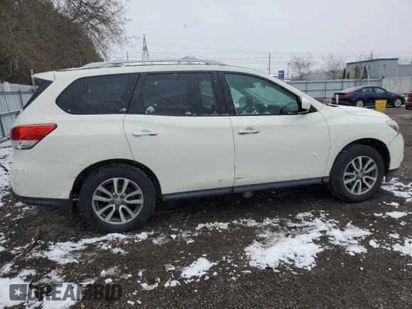 2013 Nissan Pathfinder SV with VIN 5N1AR2MM6DC602310, listed as a Copart auction lot 52416245 with 306,369 mi miles and Clean Title. Bid and sale history available at carsss.com. Image 3.