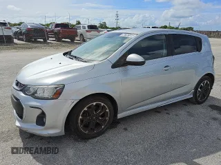 2017 Chevrolet Sonic LT with VIN 1G1JD6SB8H4138893, listed as a Copart auction lot 58750155 with 175,906 mi miles and Clean title. Bid and sale history available at DreamBid. Image 1.