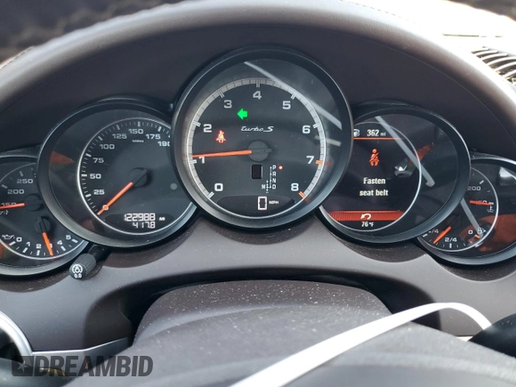 2014 Porsche Cayenne Turbo with VIN WP1AC2A27ELA87214, listed as a Copart auction lot 74175554 with 122,988 mi miles and Salvage title. Bid and sale history available at DreamBid. Image 9.