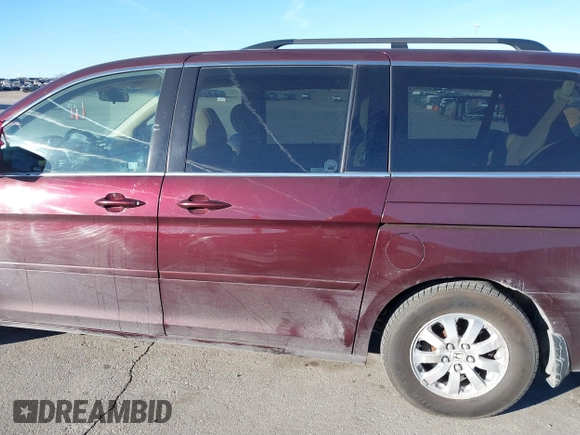 2007 Honda Odyssey EX-L with VIN 5FNRL38697B460066, listed as a IAAI auction lot 41453305 with 169,008 mi miles. Bid and sale history available at carsss.com. Image 14.