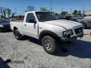 2003 Ford Ranger XL with VIN 1FTYR10U33PB01630, listed as a Copart auction lot 49355785 with 191,454 mi miles and Salvage Title. Bid and sale history available at carsss.com. Image 4.
