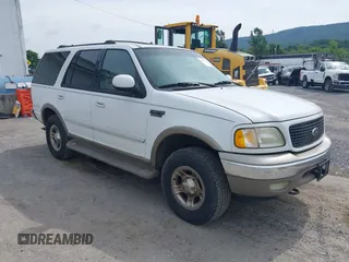 2001 Ford Expedition Eddie Bauer with VIN 1FMPU18L91LB45461, listed as a IAAI auction lot 42756771 with 84,140 mi miles and . Bid and sale history available at DreamBid. Image 1.