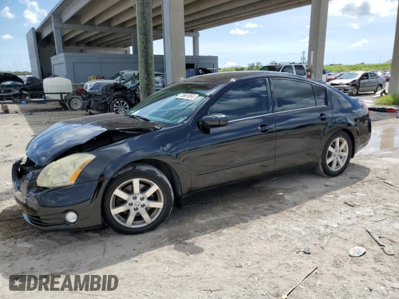 2005 Nissan Maxima 3.5 SL with VIN 1N4BA41E05C849953, listed as a Copart auction lot 73681854 with 129,402 mi miles and Salvage Title. Bid and sale history available at carsss.com. Image 1.