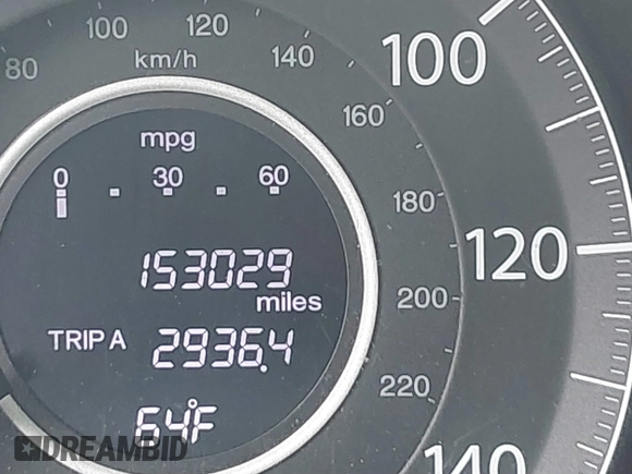 2012 Honda CR-V EX-L with VIN 5J6RM3H78CL034683, listed as a IAAI auction lot 41892351 with 153,029 mi miles. Bid and sale history available at carsss.com. Image 15.
