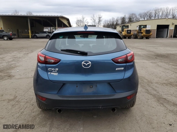 2018 Mazda CX-3 Grand Touring with VIN JM1DKFD72J0310660, listed as a Copart auction lot 48529505 with 65,108 mi miles and Salvage Title. Bid and sale history available at carsss.com. Image 6.
