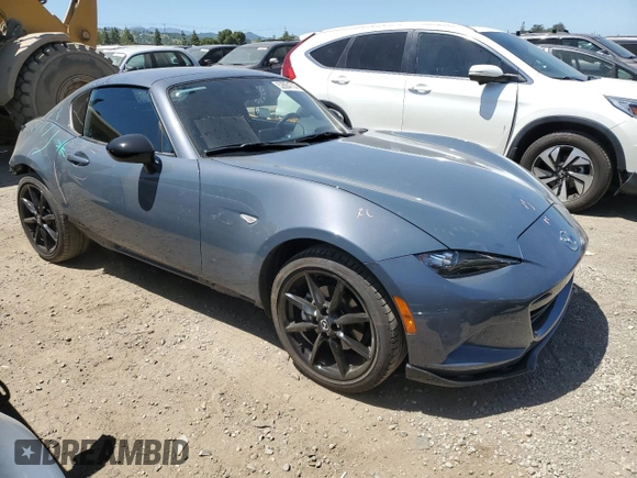 2020 Mazda MX-5 Miata Club with VIN JM1NDAL70L0418572, listed as a Copart auction lot 52884714 with 9,532 mi miles and . Bid and sale history available at DreamBid. Image 4.