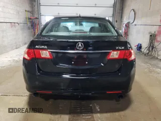 2011 Acura TSX with VIN JH4CU2F61BC013168, listed as a Copart auction lot 64827635 with 185,147 mi miles and Salvage title. Bid and sale history available at DreamBid. Image 6.