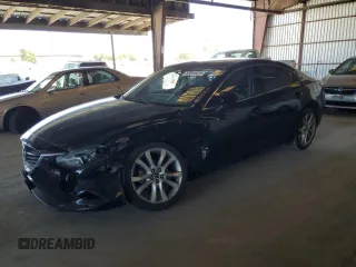 2014 Mazda 6 i Touring with VIN JM1GJ1V65E1127004, listed as a Copart auction lot 62514425 with 77,528 mi miles and Salvage title. Bid and sale history available at DreamBid. Image 1.