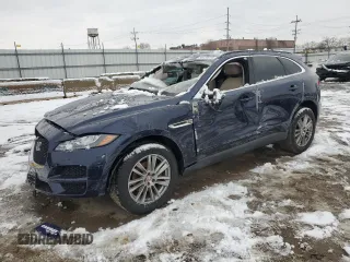 2019 Jaguar F-Pace 25t Prestige with VIN SADCK2FXXKA600856, listed as a Copart auction lot 85530014 with Not Provided miles and Salvage Title. Bid and sale history available at DreamBid. Image 1.